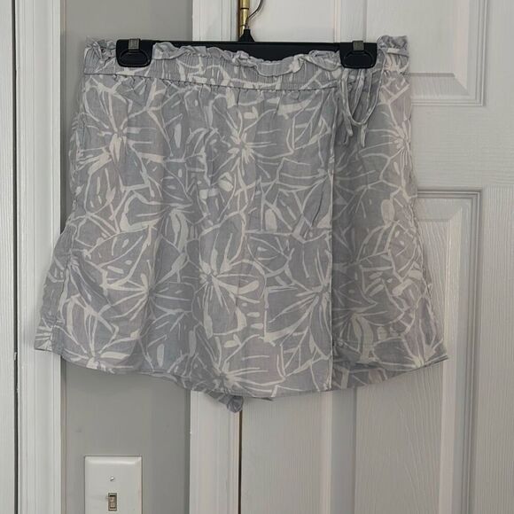 Madewell linen blend skort size large - Picture 1 of 3